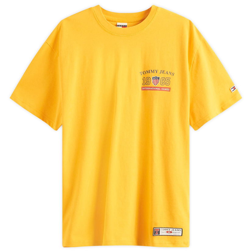 T-paita Tommy Hilfiger Archive Games Keltainen | DM0DM19545KEM