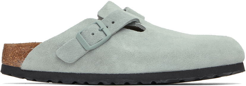 Vaatteet Birkenstock Birkenstock Boston Soft Footbed Slip-on Loafers Harmaa | 1029801