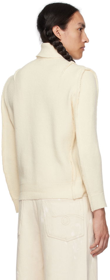 Villapaita R13 R13 Flat Sleeve Turtleneck Beige | R13WY166-Y032A, 2
