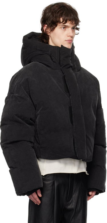 Puffer takki Entire Studios Puffer Down Jacket With Hood Musta | ES2396IR, 1