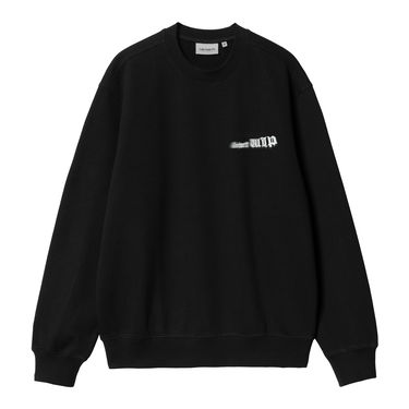 Huppari Carhartt WIP Black Greatest Flicks Sweatshirt Musta | I034413_4, 0