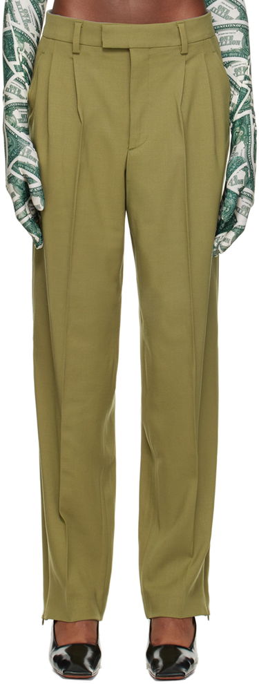 Housut VETEMENTS Two-Pleat Trousers Vihreä | VL14PA220K, 0
