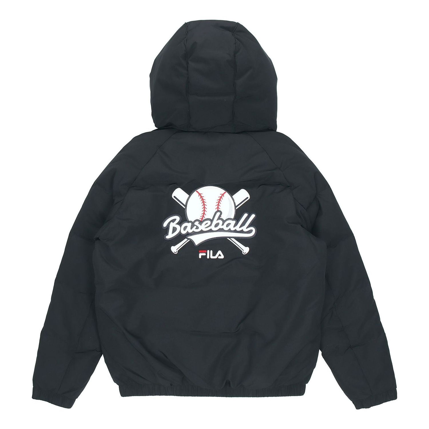 Puffer takki FILA Fusion Logo Print Down Jacket Musta | T11M042902F-BK, 0