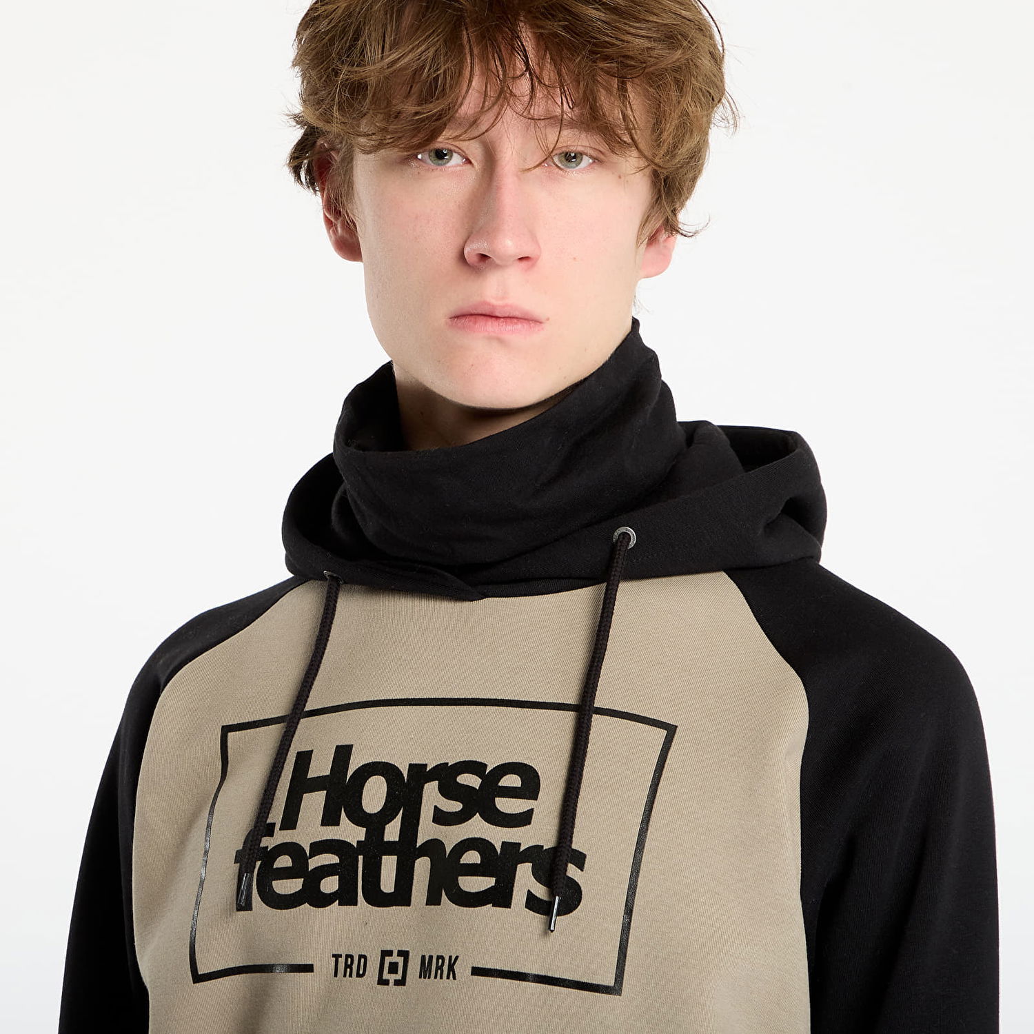 Huppari Horsefeathers Raglan Sleeve Graphic Hoodie Sherman Monivärinen | SM1166L, 1
