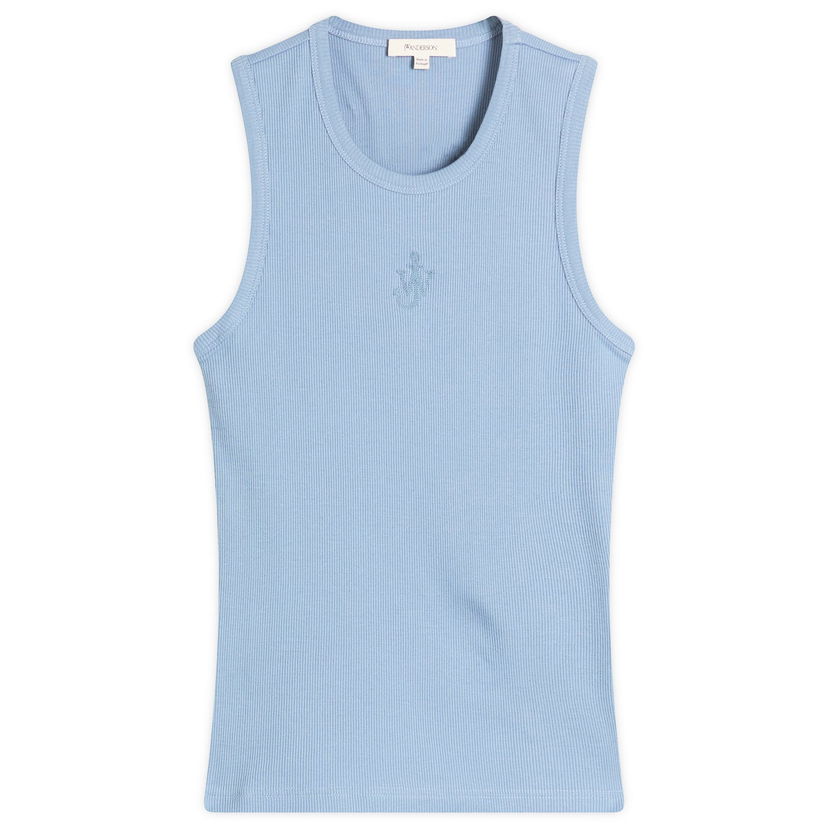 Tankkitoppi JW Anderson JW Anderson Anchor Embroidery Vest, Size Large Sininen | JO0248-PG1717-768