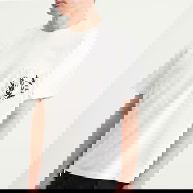 T-paita Bode Bode Beaded Leaf Pocket T-Shirt, Size Large Valkoinen | MRF25CS020, 5