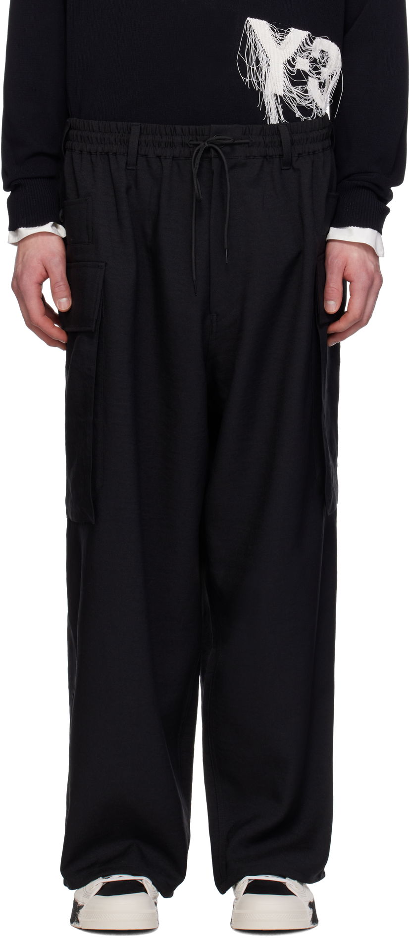 Cargo housut Y-3 Y-3 Sport Uniform Cargo Pants Musta | JN4908