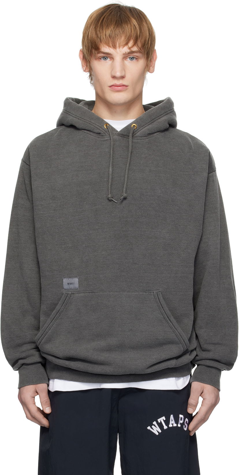 Huppari WTAPS WTAPS Cut & Sewn 17 Hoodie Harmaa | 242ATDT-CSM17