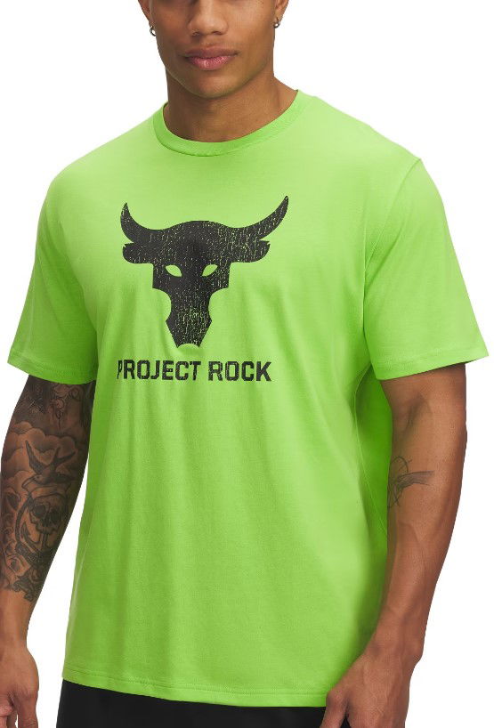 T-paita Under Armour Project Rock Brahma Bull Short Sleeve T-Shirt Vihreä | 1383191-362