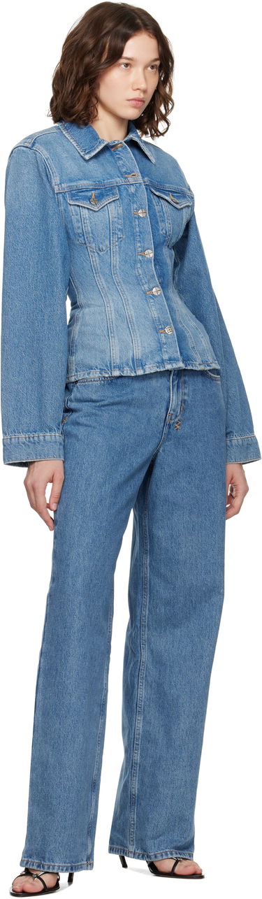 Takki Ksubi Cinched Crop Tru Vintage Denim Jacket Sininen | WPF25JK005, 3