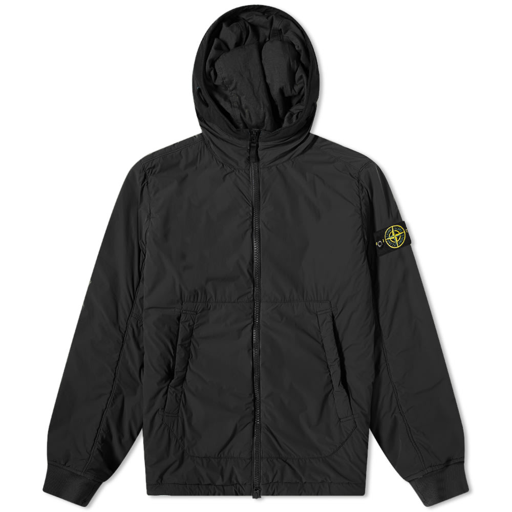 Takki Stone Island Composite Polartec Hooded Jacket Musta | 751541928-V0029, 0
