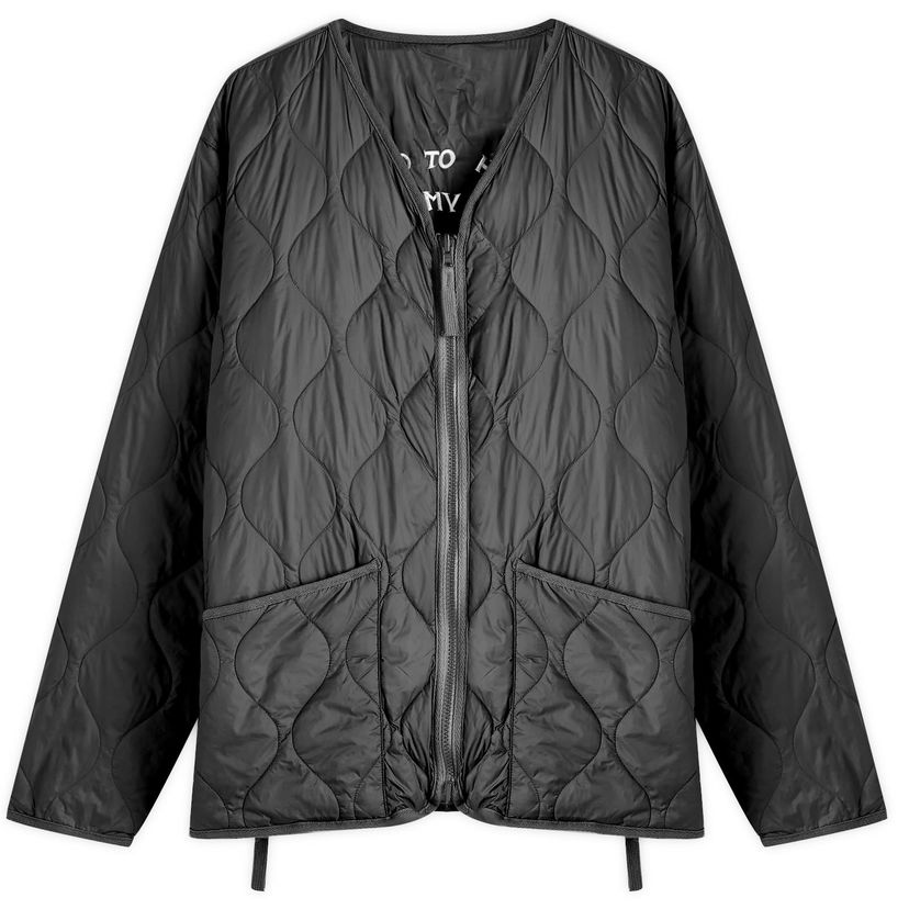 Puffer takki TAION Reversible Down Jacket Musta | TAION-JK04JS-BLK