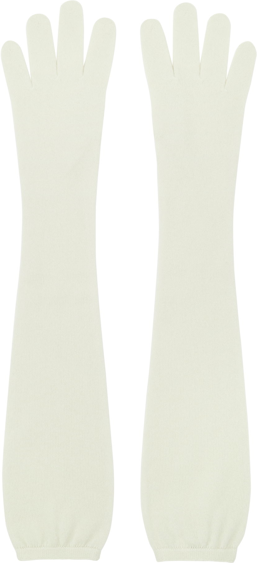 Käsineet The Row Ivot Knit Gloves Valkoinen | 8564-Y556