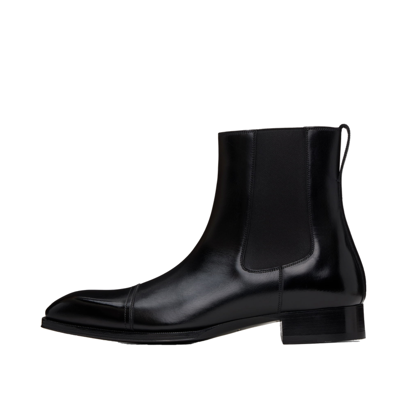 Tennarit ja kengät Tom Ford Leather Elkan Chelsea Boots Musta | J1140-LCL021N
