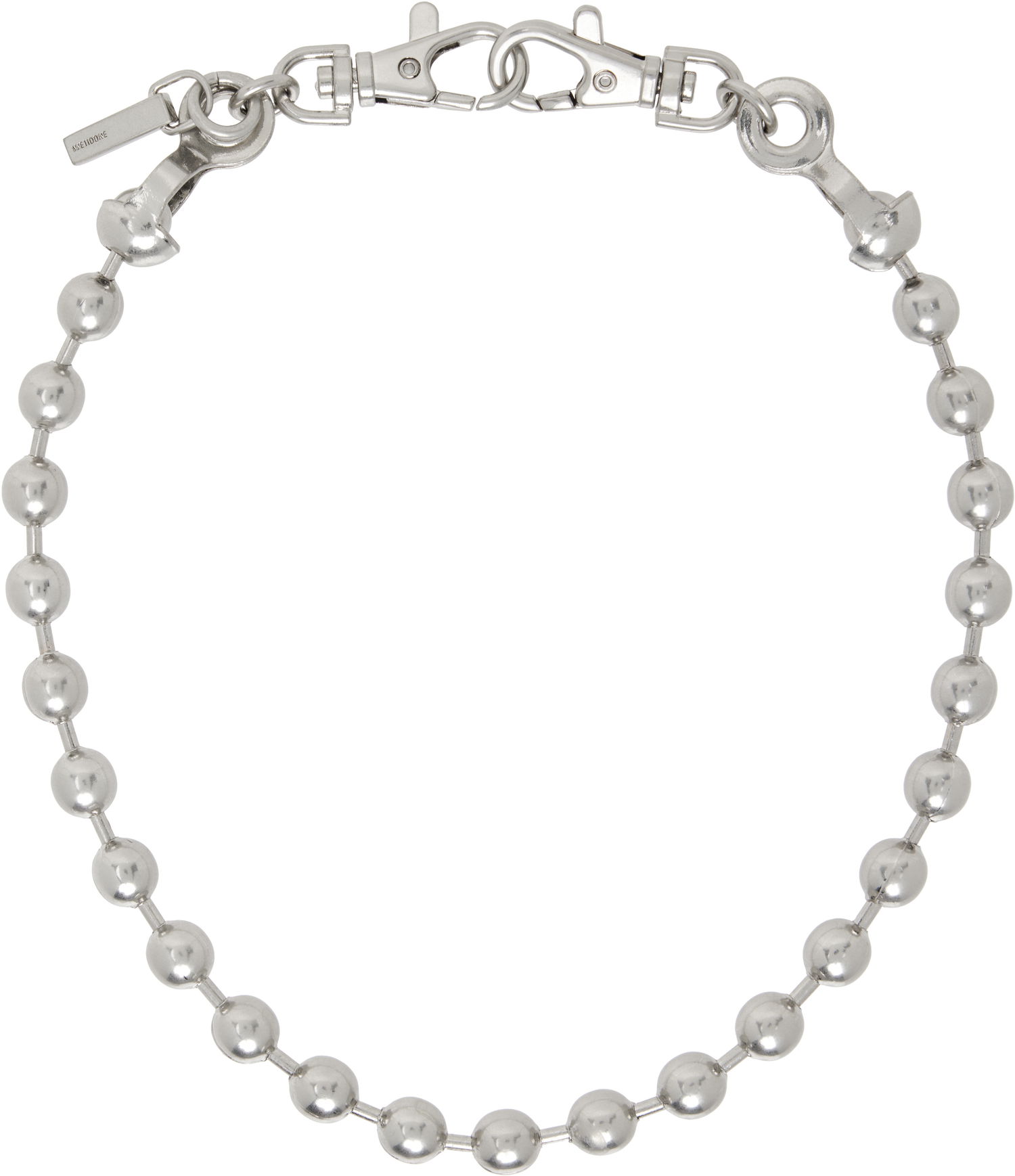 Kaulakoru We11done We11done Ball Chain Necklace Metallinen | WD-AJ0-25-587-U-SS, 0