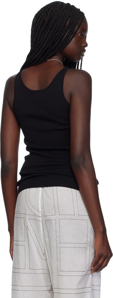 Tankkitoppi TOTEME Scoop Neck Tank Top Musta | 243-WRT0349-YA0080, 2