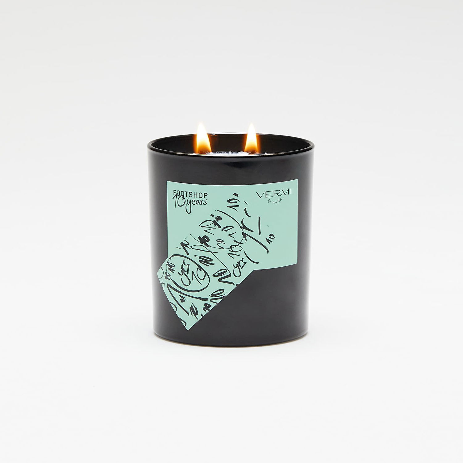 Kynttilät Footshop Footshop 10 Years x VERMI by Dara Candle Musta | FTSHP_159, 0