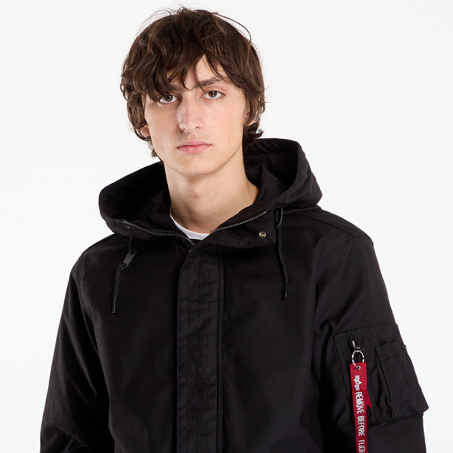 Parka Alpha Industries Jacket Studio M-51 Fishtail Backprint (2in1) Musta | 258112-03, 1