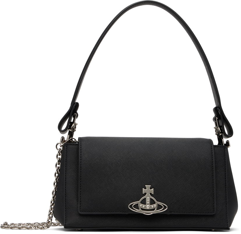 Olkalaukku Vivienne Westwood Vivienne Westwood Medium Hazel Shoulder Bag Musta | 46020001W-S0021-