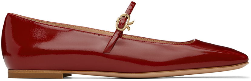 Tennarit ja kengät Gianvito Rossi Gianvito Rossi Christina 05 Ballerina Flats Punainen | G22246-05CUO-NUI