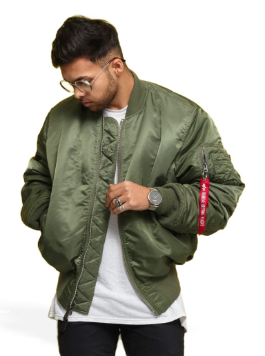 Bomber-takki Alpha Industries MA - 1 Vihreä | 100101 01