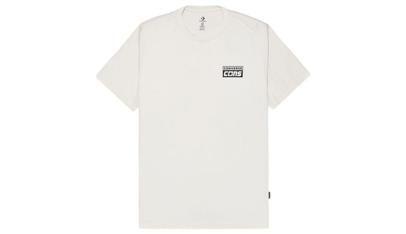 T-paita Converse Cons Short Sleeve T-Shirt Valkoinen | 10021134-A05