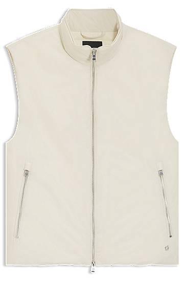 Liivi BOSS Water-repellent Gilet with Down Filling Beige | 50549189