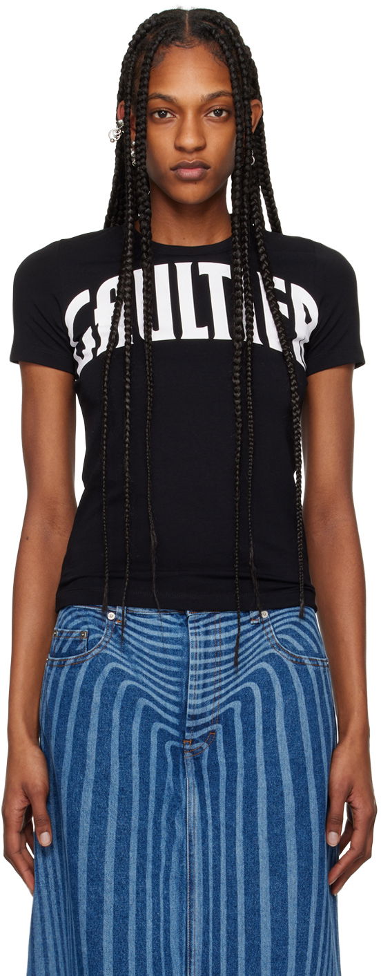 T-paita Jean Paul Gaultier Jean Paul Gaultier 'The Gaultier' T-Shirt Musta | 24/25-F-TS071I-J056-0001