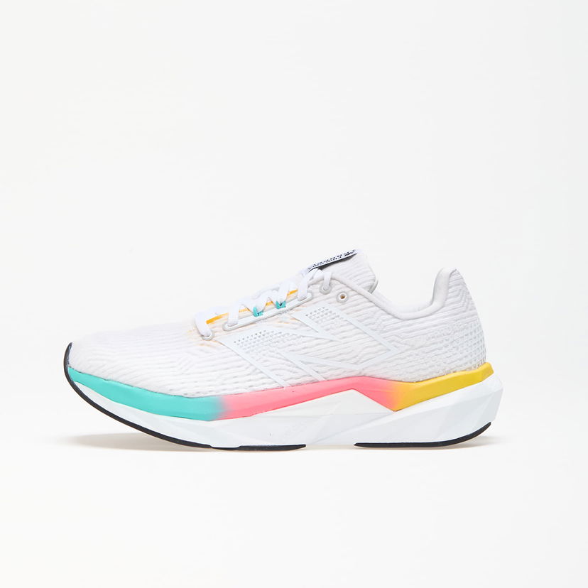 Juoksu New Balance FuelCell Propel v5 White/ Ginger Lemon Valkoinen | MFCPRLC5