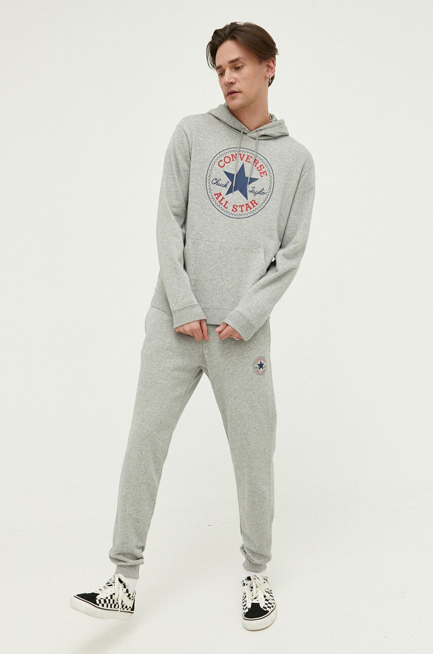 Huppari Converse Core Graphic Pullover Hoodie Harmaa | 10025469.A03, 0