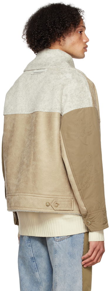 Takki Feng Chen Wang Feng Chen Wang Reversible Faux-Shearling Jacket Beige | FUF14JK17, 2