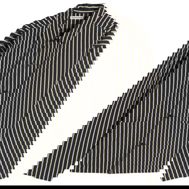Takki YMC YMC PJ Stripe Jacket, Size Large Tummansininen | P5YMF-40, 1