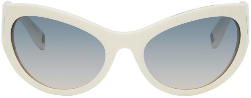 Aurinkolasit Marc Jacobs Marc Jacobs 'The Icon' Wrapped Sunglasses Valkoinen | MJ 1087/S 716736860848