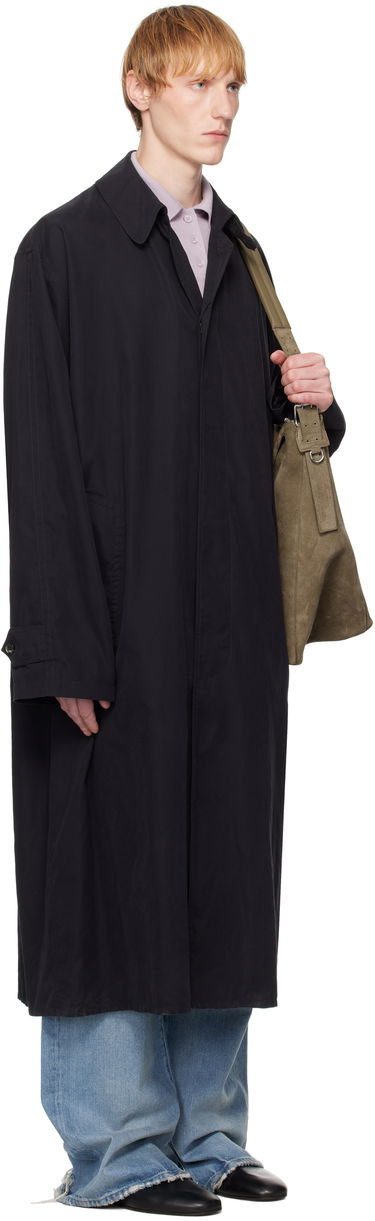 Takit Maison Margiela Black Peached Trench Coat Musta | S51AH0184 M35137, 4