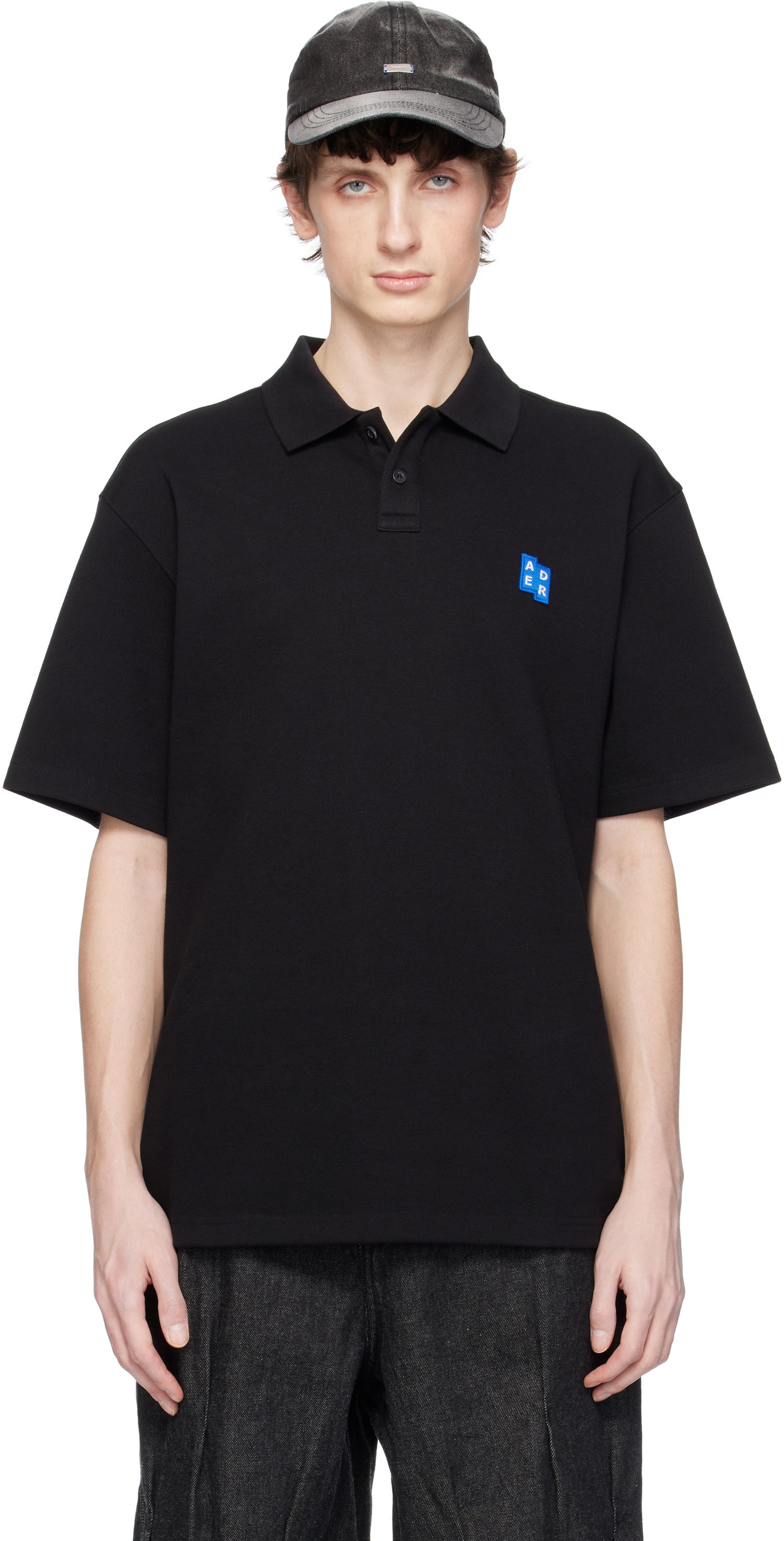 Poolopaita ADER ERROR ADER error Sig; TRS Tag 01 Polo Musta | BO42FYPL0201BK, 0