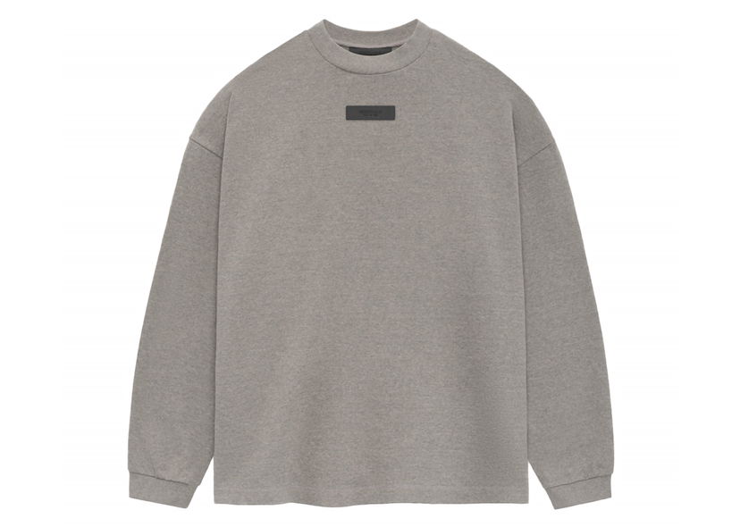 Huppari Fear of God Core Collection L/S Tee Heather Grey Harmaa | 125SU244201F