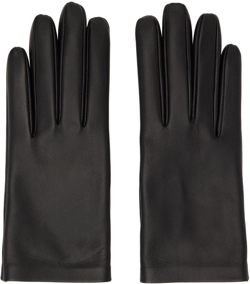 Käsineet The Row Lorella Leather Gloves Musta | 7350-P52, 0