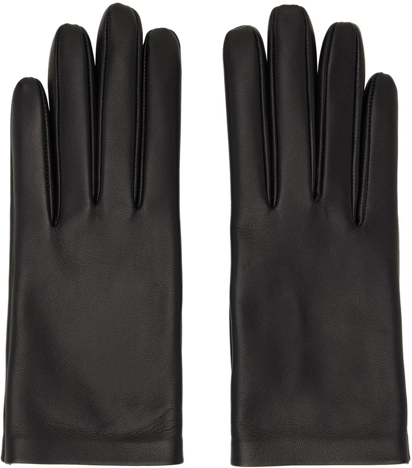 Käsineet The Row Lorella Leather Gloves Musta | 7350-P52