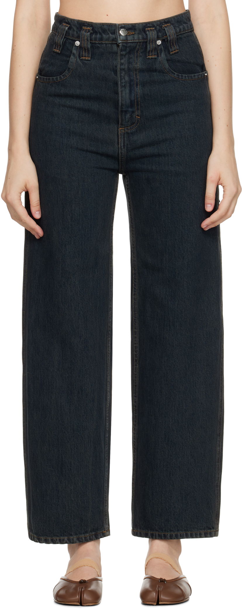 Jeans Eckhaus Latta Eckhaus Latta Baggy Jeans Sininen | 555-EL-PF25-C -