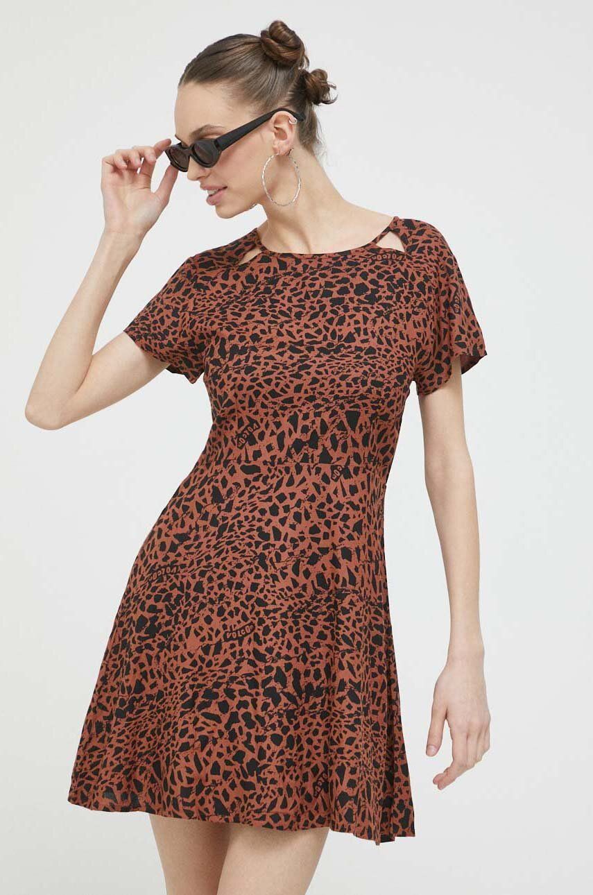 Mekko Volcom Dino Tea Dress Ruskea | B1312316.DCL, 0