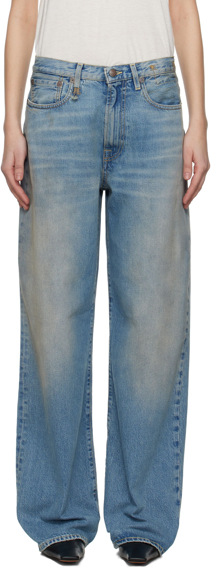 Jeans R13 R13 D'Arcy Loose Jeans Sininen | R13WD038-D306A
