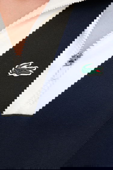 Huppari Lacoste Lacoste Quarter-Zip Sweatshirt Tummansininen | SF8634, 4