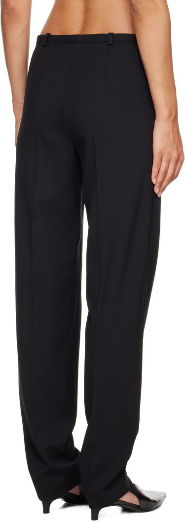 Housut Loulou de Saison Loulou de Saison Malka Fitted Trousers Musta | MALKA, 2