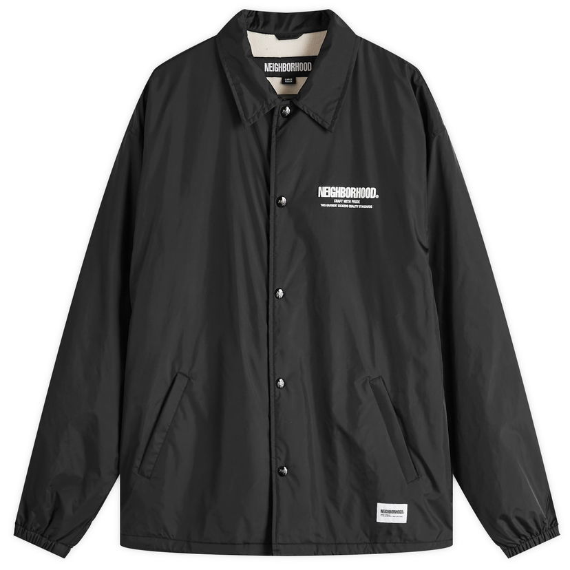 Tuulitakki Neighborhood Windbreaker Jacket-1 by Neighborhood Musta | 251TSNH-JKM01-BLK
