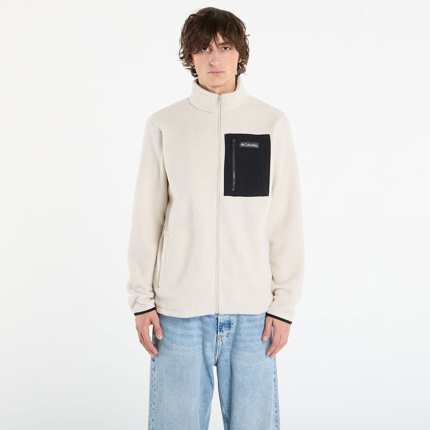 Takki Columbia Columbia Jasper Ridge™ Pebbled Full Zip Fleece Jacket Beige | 2142421278, 0