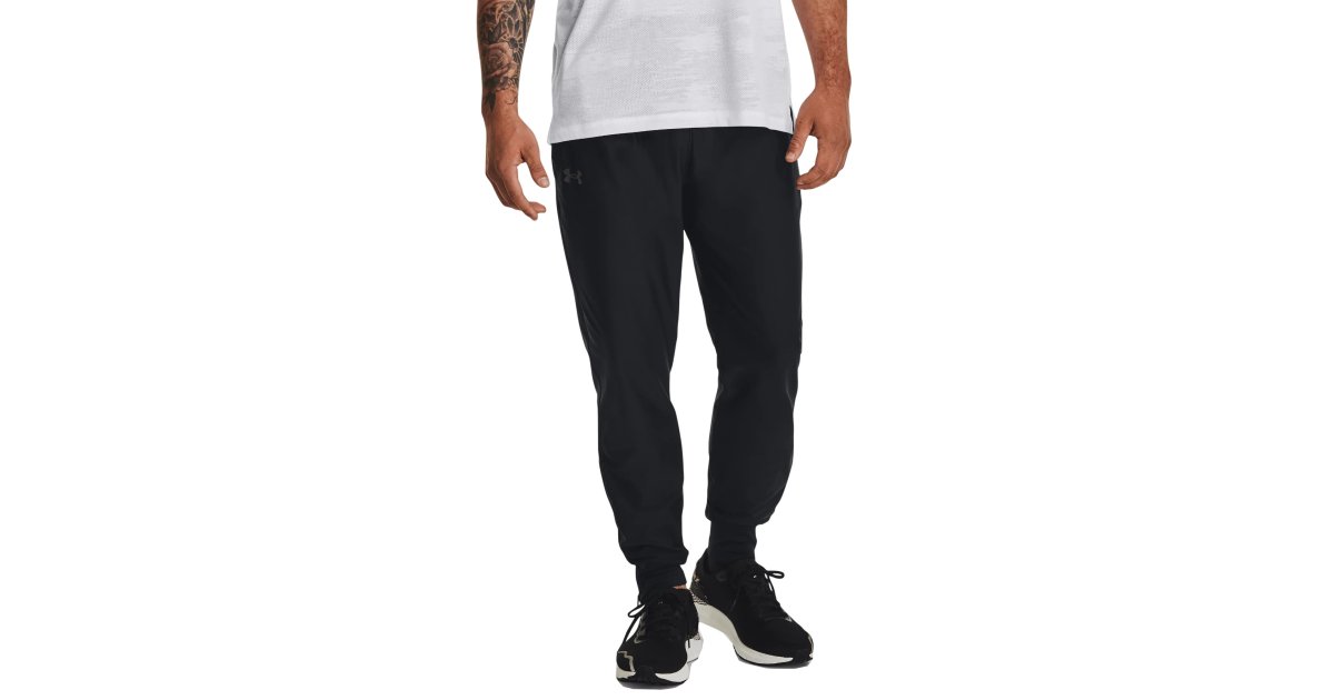 Verryttelyhousut Under Armour UA Qualifier Run Elite Musta | 1379289-001, 1