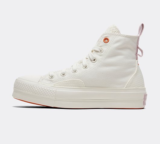 Tennarit ja kengät Converse Chuck Taylor All Star Lift Hi W Valkoinen | 572419C, 0