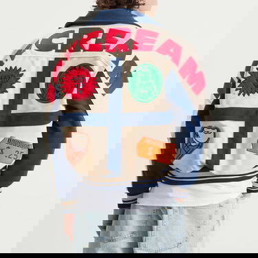 Bomber-takki BBC IceCream Checkout Varsity Jacket, Size Large Tummansininen | IC25301-EBL, 3