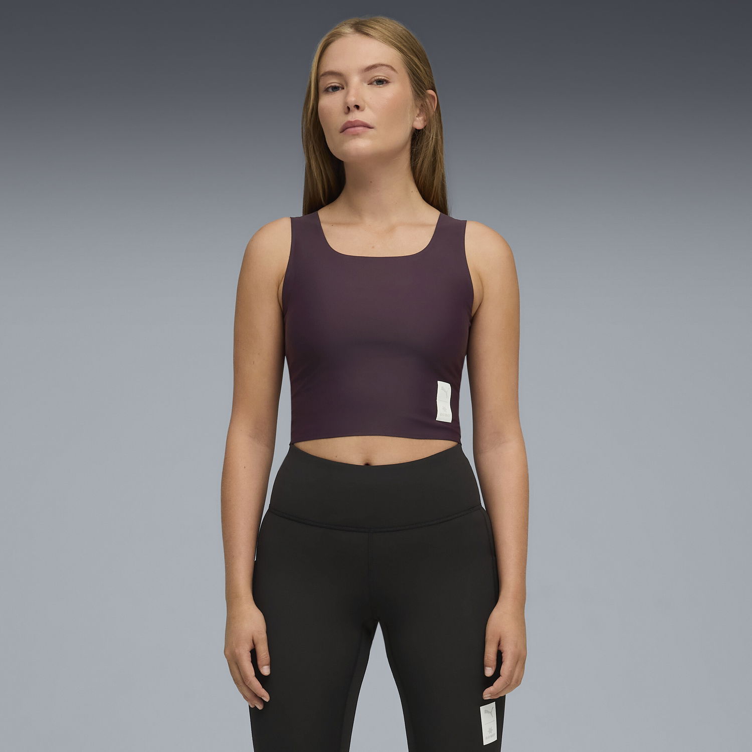 Crop top Puma PUMA x SAYSKY Crop Running Tank Top Violetti | 527559_88, 0
