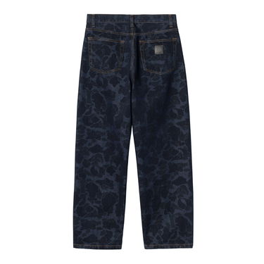 Jeans Carhartt WIP Relaxed Fit Printed Cotton Canvas Pants Sininen | I033755_3, 5